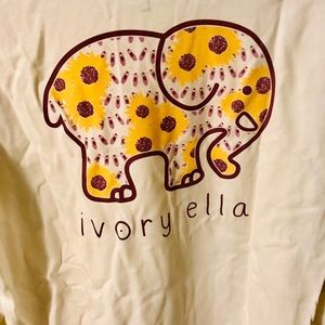 White long sleeve ivory Ella t